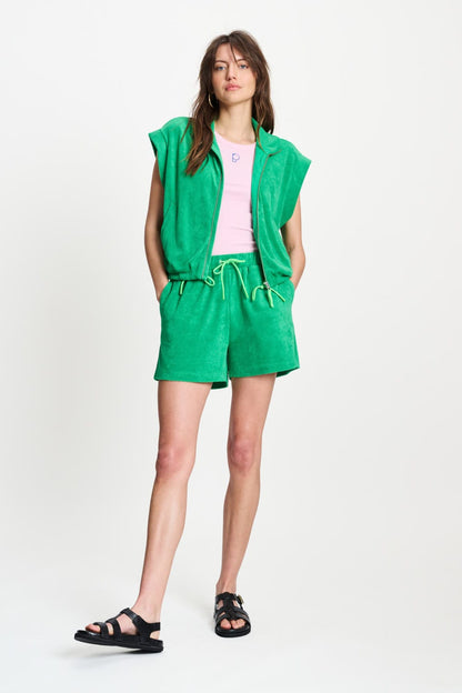 POM Amsterdam Shorts Green / 34 SHORTS - Terry Palm Green