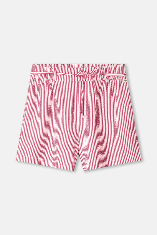POM Amsterdam Shorts SHORTS - Seersucker Red White