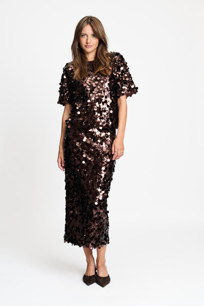 POM Amsterdam Skirts Brown / 34 SKIRT - Lina Chocolate Brown