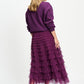 POM Amsterdam Skirts JUPE - Bella Dark Plum