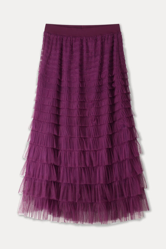 POM Amsterdam Skirts JUPE - Bella Dark Plum