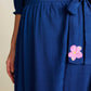 POM Amsterdam Skirts JUPE - Ink Blue Blossom
