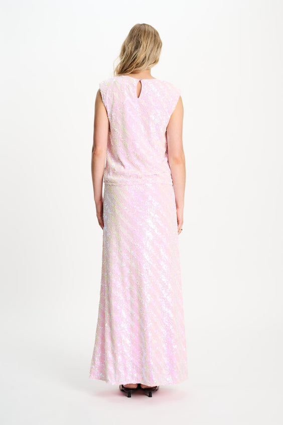 POM Amsterdam Skirts JUPE - Sequins Shell Pink