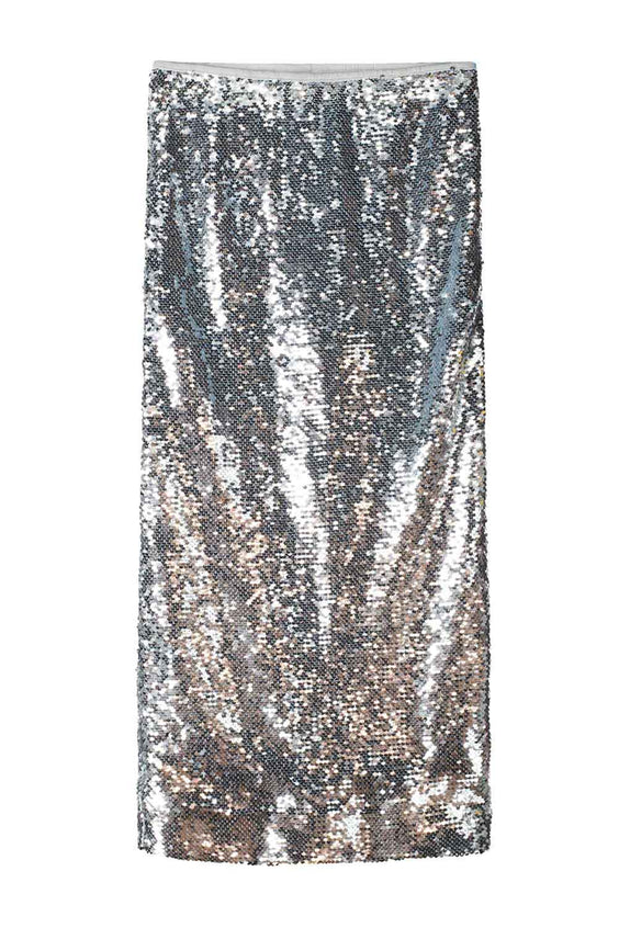 POM Amsterdam Skirts JUPE - Sequins Silver