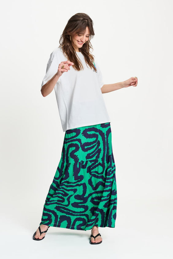 POM Amsterdam Skirts JUPE - Waves Green