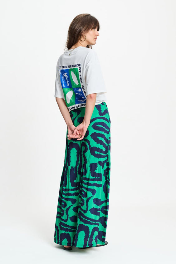 POM Amsterdam Skirts JUPE - Waves Green