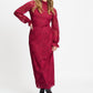 POM Amsterdam Skirts SKIRT - Holly Lace Burgundy Red