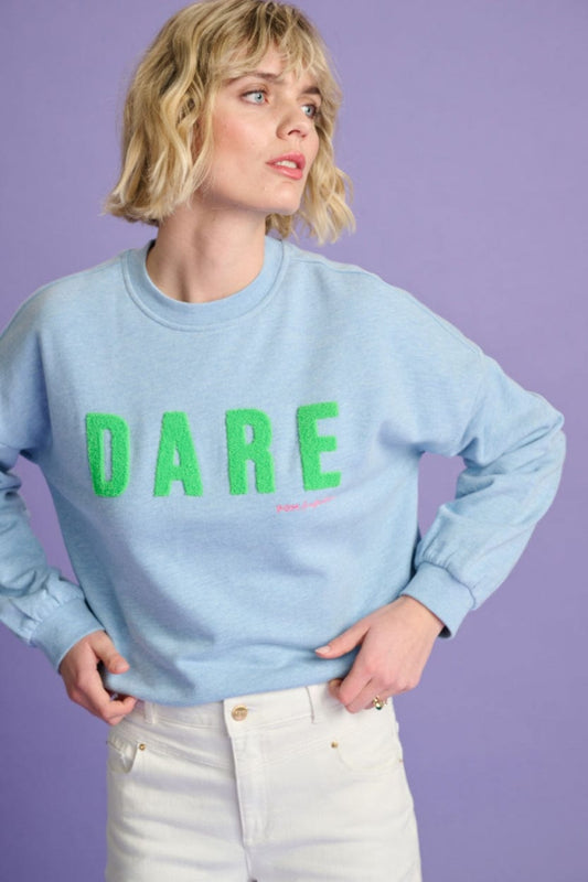 POM Amsterdam Sweaters Blue / 34 PULL - DARE Cloudy Blue