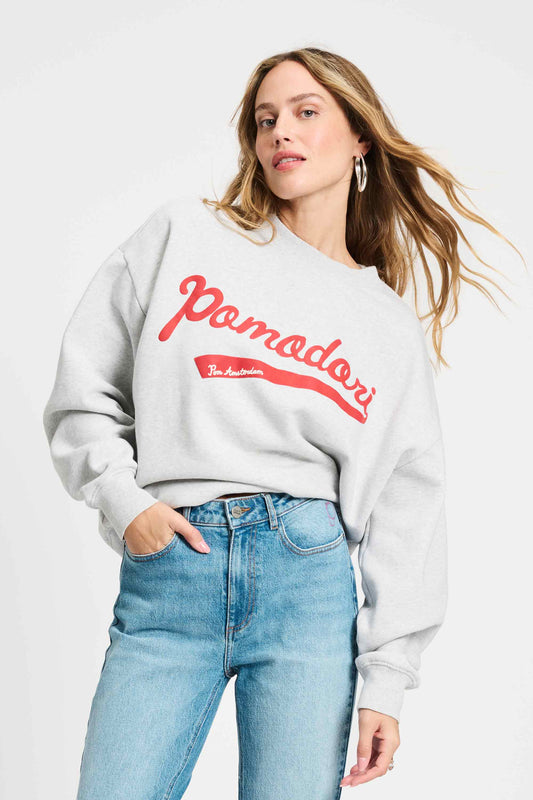 POM Amsterdam Sweaters Grey / 34 SWEATER - Pomodori Grey