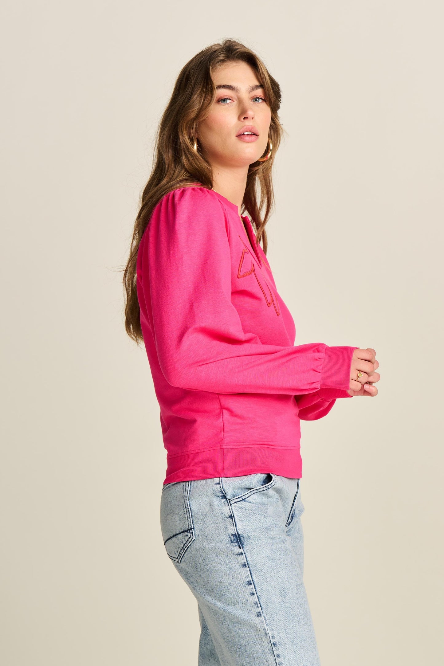 POM Amsterdam Sweaters Pink / 34 PULL - Pink Glow