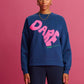POM Amsterdam Sweaters SWEATER - DARE Eternal Blue