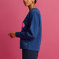 POM Amsterdam Sweaters SWEATER - DARE Eternal Blue