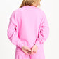 POM Amsterdam Sweaters SWEATER - Getaway Crew Pink