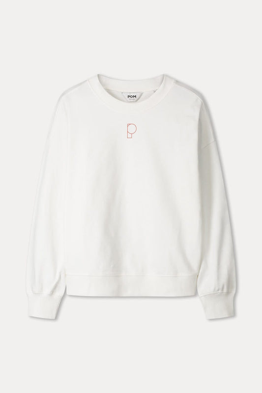 POM Amsterdam Sweaters SWEATER - Matchpoint White