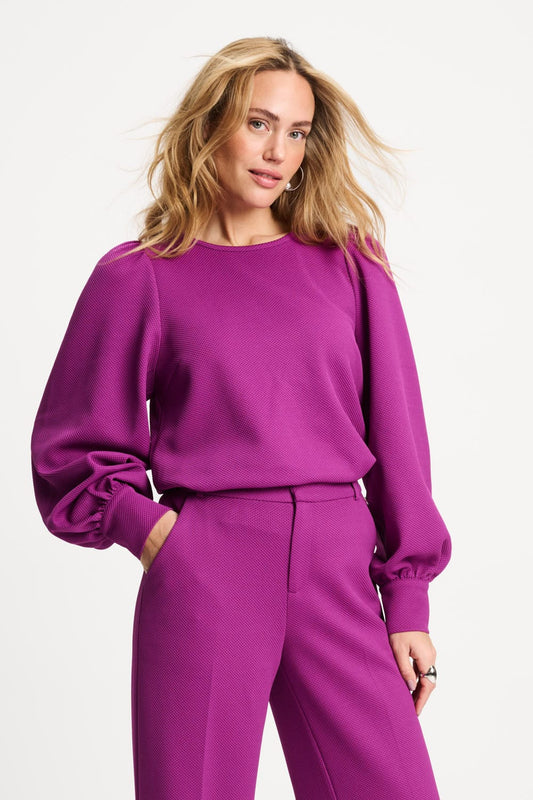 POM Amsterdam Tops Purple / 34 TOP - Kae Wild Purple