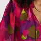 POM Amsterdam Tops TOP - Brushwork Fiery Pink