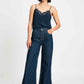 POM Amsterdam Tops TOP - Cami Dark Navy