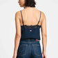 POM Amsterdam Tops TOP - Cami Dark Navy