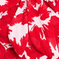 POM Amsterdam Tops TOP - Crinkle Bubble Bloom Red