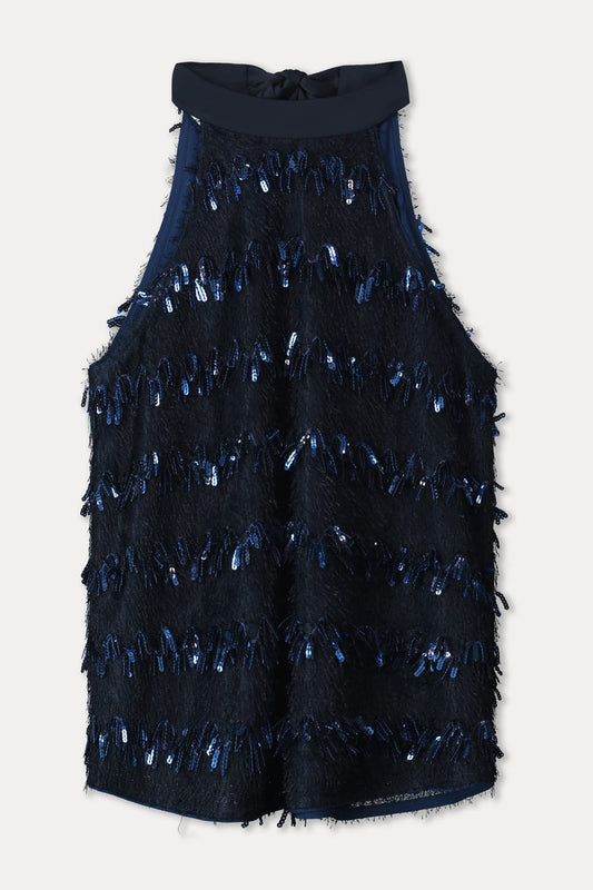POM Amsterdam Tops TOP - Isa Eternal Blue