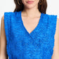POM Amsterdam Tops TOP - Ocean Blue Jacquard