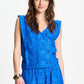 POM Amsterdam Tops TOP - Ocean Blue Jacquard