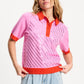 POM Amsterdam Tops TOP - Polo Sequins Cheering Pink