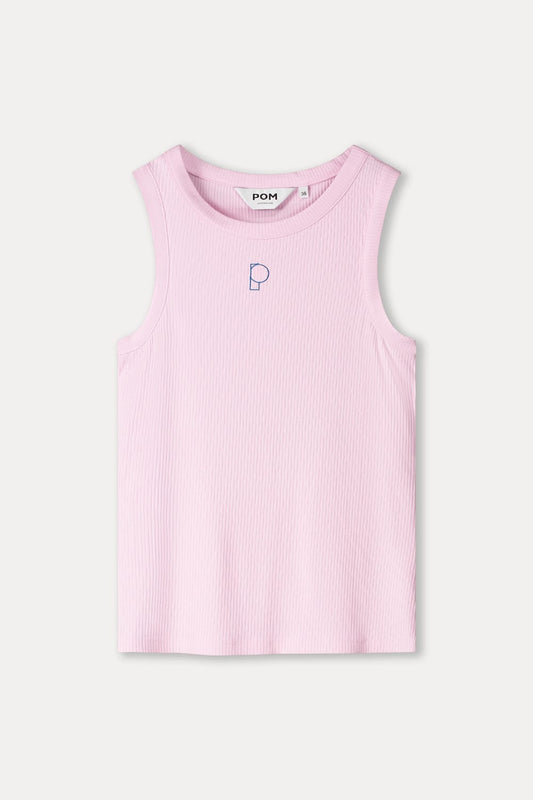 POM Amsterdam Tops TOP - Rib Shell Pink