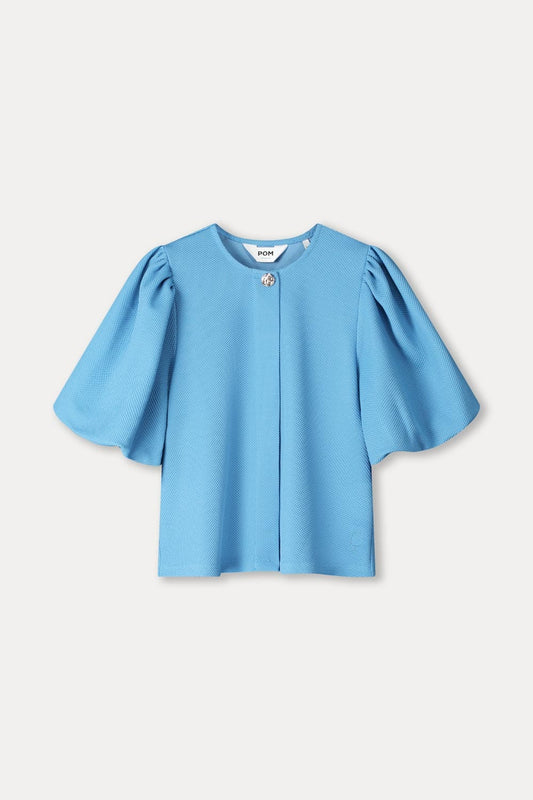 POM Amsterdam Tops TOP - Smashing Blue