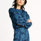 POM Amsterdam Tops TOP - Swirl Horizon Blue