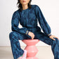 POM Amsterdam Tops TOP - Swirl Horizon Blue