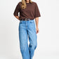 POM Amsterdam Tshirts T-SHIRT - Taylor Chocolate Brown