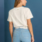POM Amsterdam Tshirts TSHIRT - Eef Ecru