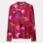 POM Amsterdam Turtlenecks COL ROULÉ - Brushwork Fiery Pink