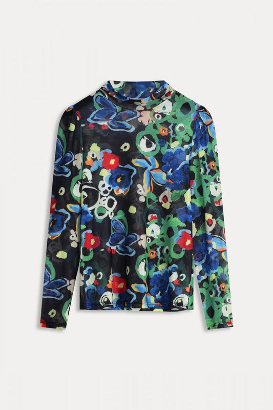POM Amsterdam Turtlenecks COL ROULÉ - Flower Glory Multi