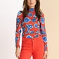 POM Amsterdam Turtlenecks COL ROULÉ - Flower Glory Red