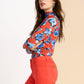 POM Amsterdam Turtlenecks COL ROULÉ - Flower Glory Red