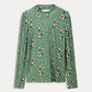 POM Amsterdam Turtlenecks COL ROULÉ - Flower Swirl Green