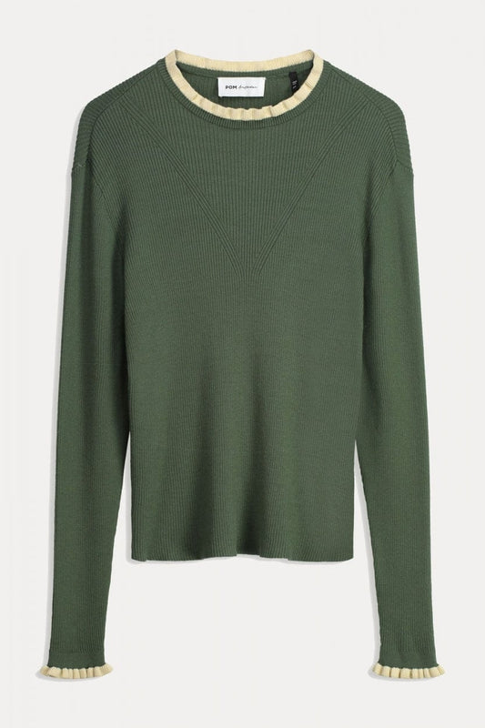 POM Amsterdam Turtlenecks COL ROULÉ - Mythical Green