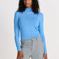 POM Amsterdam Turtlenecks COL ROULÉ - Steel Blue