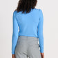 POM Amsterdam Turtlenecks COL ROULÉ - Steel Blue
