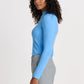 POM Amsterdam Turtlenecks COL ROULÉ - Steel Blue