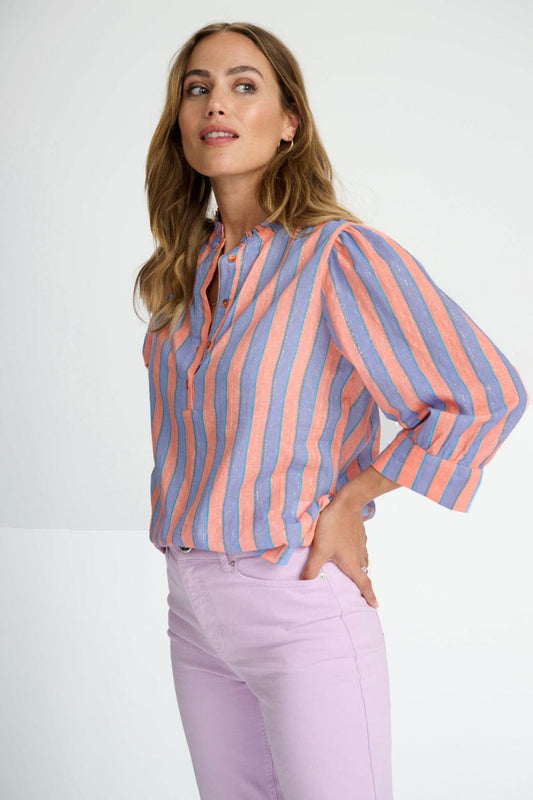 POM Amsterdam Blouses BLOUSE - Mia Lilac Peach