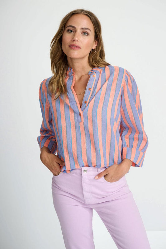 POM Amsterdam Blouses Orange / 34 BLOUSE - Mia Lilac Peach