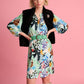 POM Amsterdam Dresses ROBE - Botanical Blue