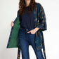POM Amsterdam Kimono Blue / OS KIMONO - Crafts Navy Blue