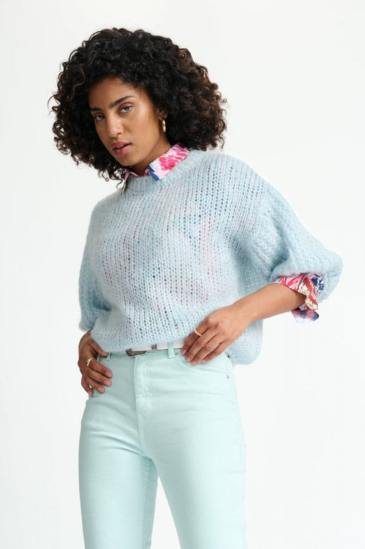 POM Amsterdam Pullovers PULL - Dreamy Blue