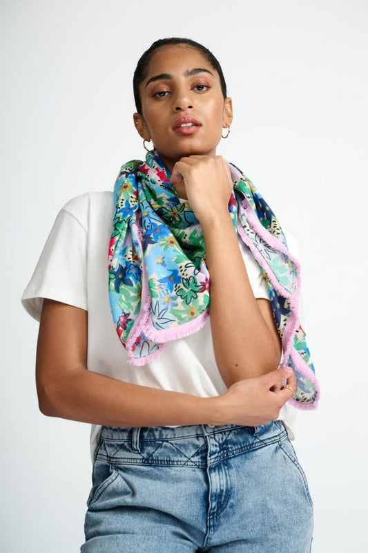 POM Amsterdam Shawls Green / OS ÉCHARPE - Blossom