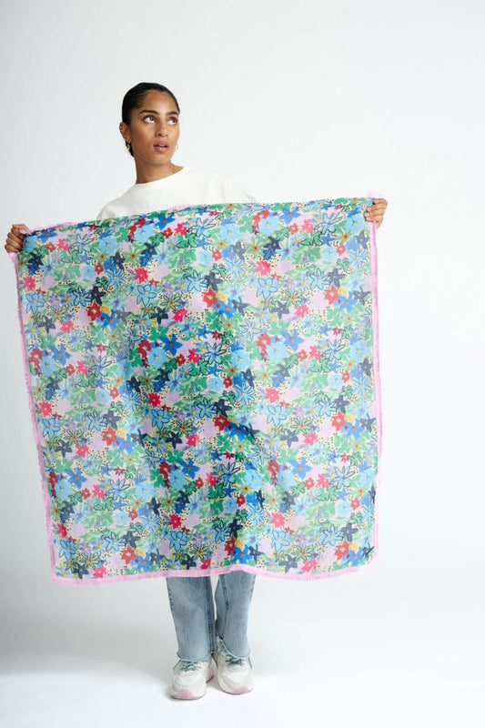POM Amsterdam Shawls Green / OS ÉCHARPE - Blossom
