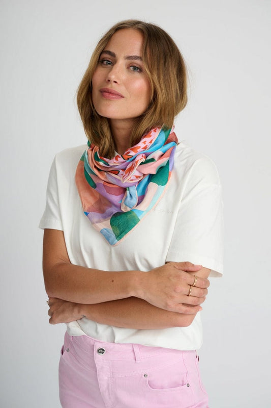 POM Amsterdam Shawls Orange / OS ÉCHARPE - Double Elements
